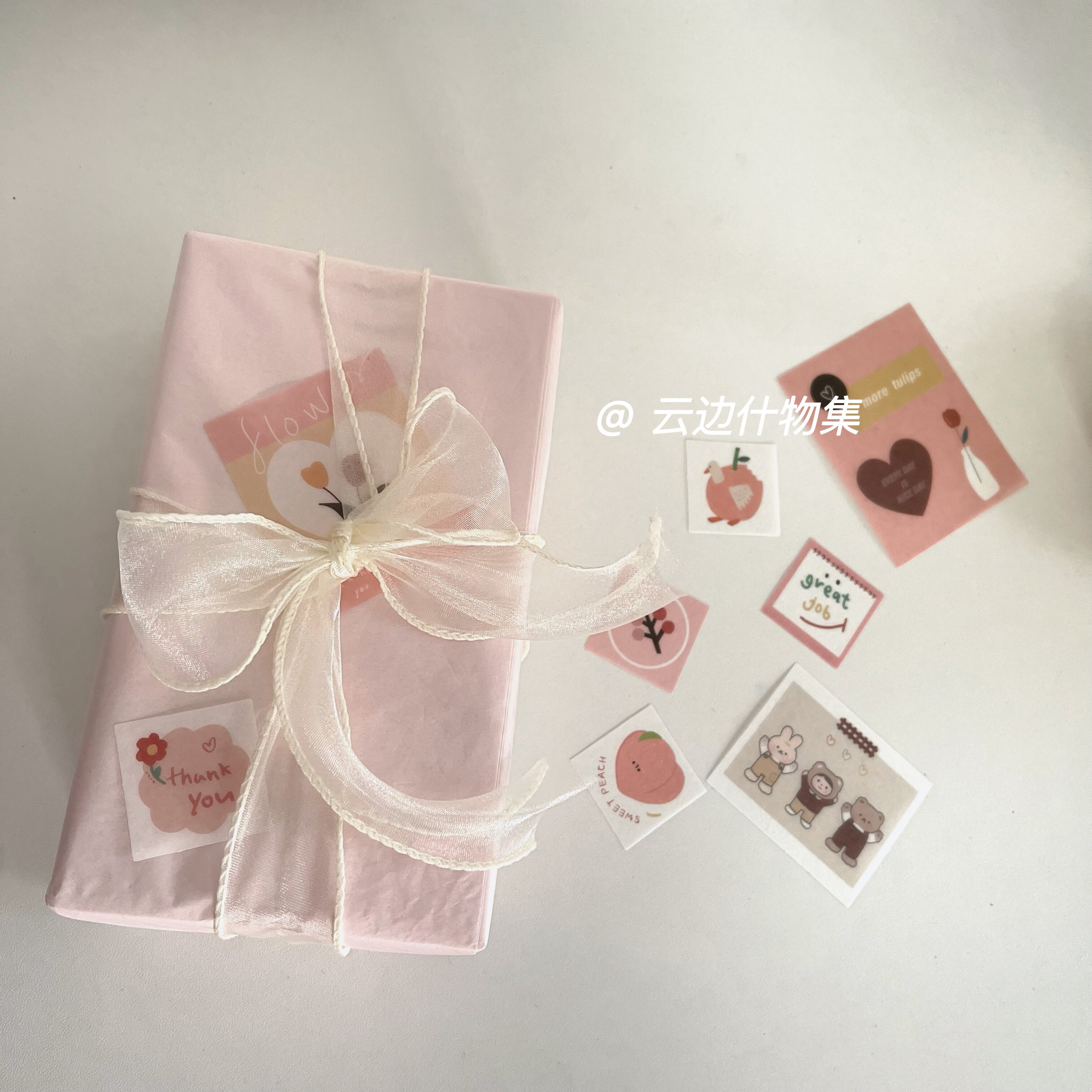 인 스타일 눈 배 종이 한국 선물 포장지 꽃다발 의류 포장 사진 기본 배경 종이 소품 고급