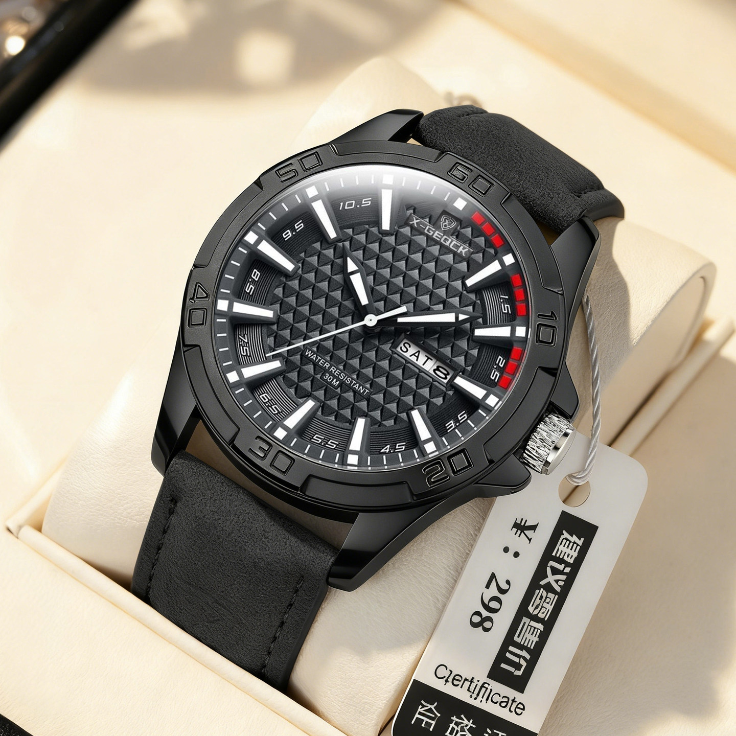 瑞士品牌高颜值手表男款复古夜光防水运动手表潮流大学生男石英表,手表,国产腕表,淘宝优惠券,粉丝福利购,淘宝优惠卷