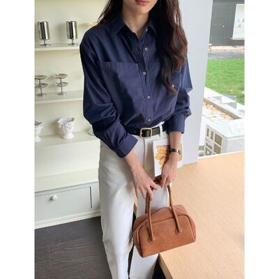 thMorning早秋新款设计感双口袋