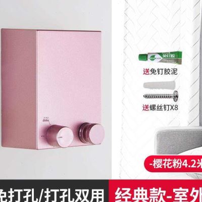 凉衣绳拉紧晾衣绳固定卡扣公寓晾衣神器飘窗晒衣神绳双线隐形新型