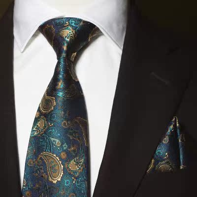欧妖五件套领带男士正装商务休闲韩版结婚新郎领带领结方巾领带夹