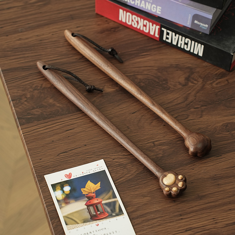 黑胡桃木痒痒挠抓背不求人抓痒器实木抓背挠痒神器抓背神器挠痒痒