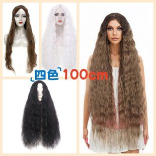 女beyonce米40100cmwig1 特长长卷发造型卡尼卡伦kanekalon假发寸