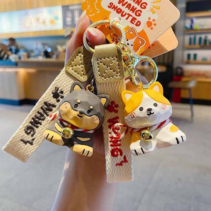 教汪汪男女时尚挂件风钥匙链狗