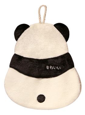 可爱擦手巾可挂式吸水不掉毛小方巾厨房家用速干搽手巾儿童小毛巾