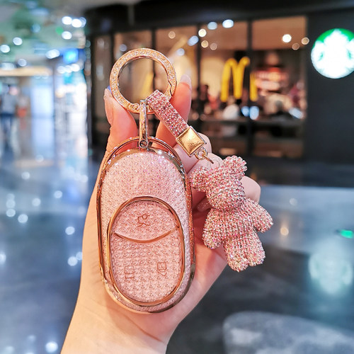 蔚来专用高档闪耀钻石纹车钥匙套