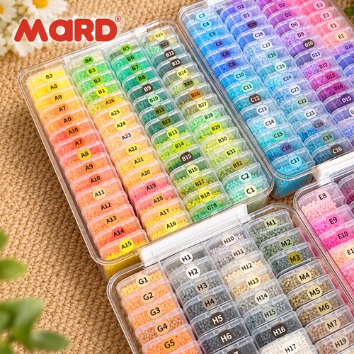 MARD家拼豆套装221色全套工具材料包291色手工diy颗粒融合豆玩具