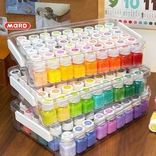 MARD家拼豆221色补充包分装高品质融合豆色瓶装DIY全套工具大熨斗
