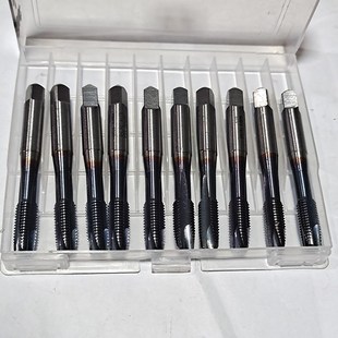 5/16-24 3/8-24 7/16-20 1/2-20UNF英美制德日标丝锥螺尖镀钴钛