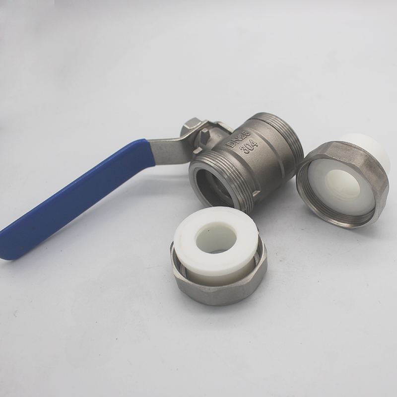 不锈钢PPR双活接球阀热熔焊接自来水管管件水暖开关阀门DN20-DN90