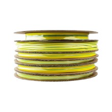 黄绿双色热缩管绝缘套管电线套w管数据线耳机线快速修复标识3-70m