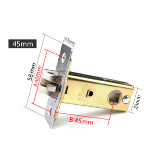 卫生间门锁小锁舌浴室门锁舌头房门锁芯单舌厕所门室内门锁具配件