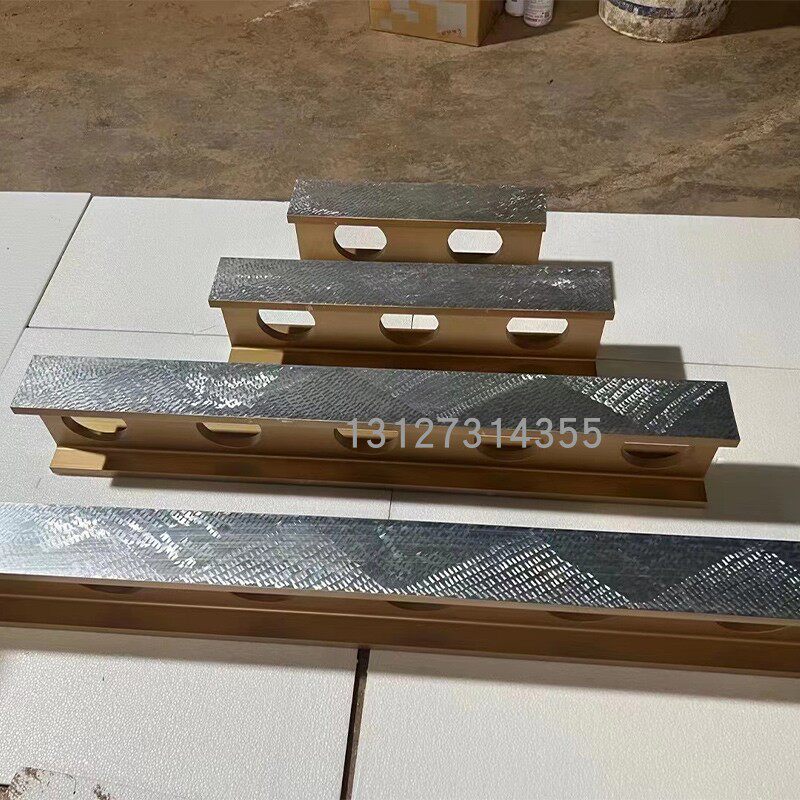 镁铝合金平尺高精度检验测量镁铝平行平尺工字轻型镁铝水平尺