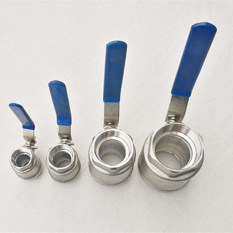 2寸DN50不锈钢两片式内螺纹球阀 DN65大通径高压高温开关阀门