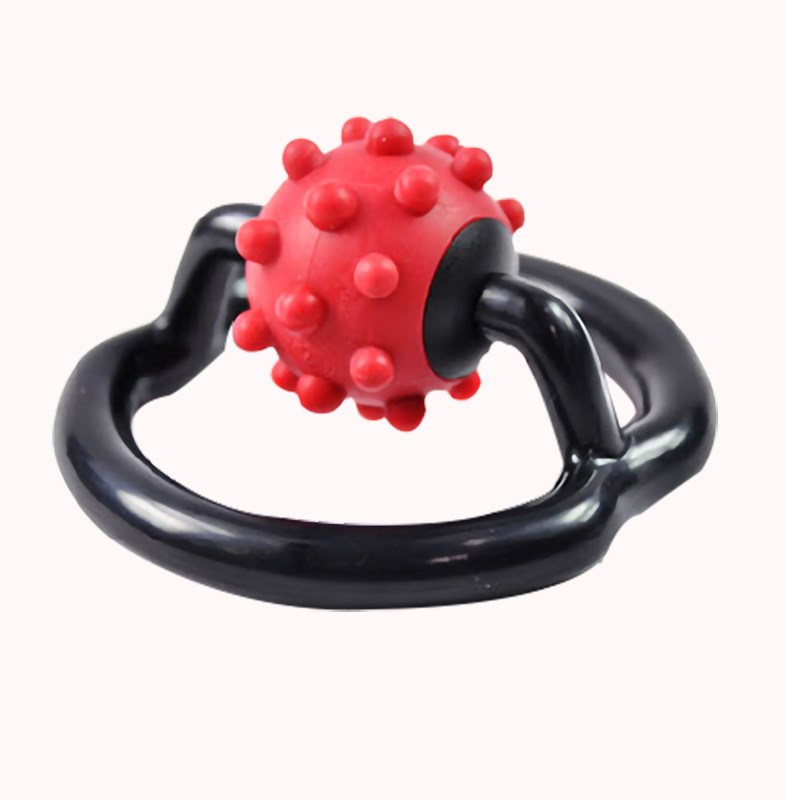 台湾远红外线单双球发热肩颈椎脚底全身家用按摩滚轮养生按仪器