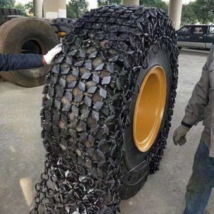 1670 50装 23.5 20雪地轮胎链 载机30铲车轮胎防滑保护链条17.5