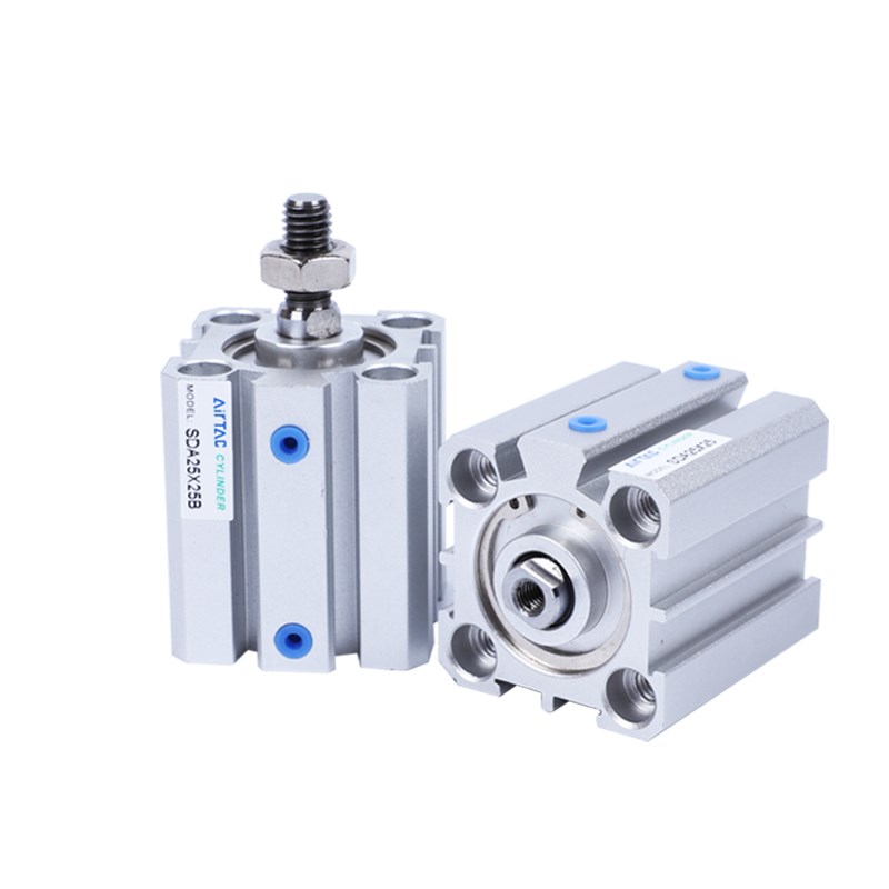 亚德客薄型气缸SDA25X10S 20X15S 25X20S 25X25SO 25X30S 25X40S