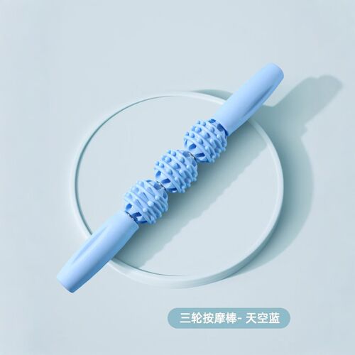 腿部按摩器狼牙棒滚腿轮轴小腿儿童肌肉放松训练按摩放松神器新品