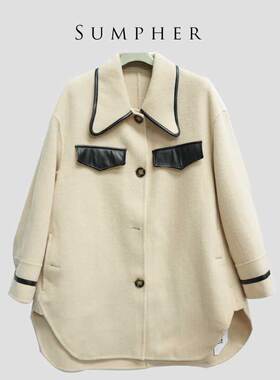 【广州杰哥Jack】Sumpher CC家专柜新款气质灰色大衣-014214