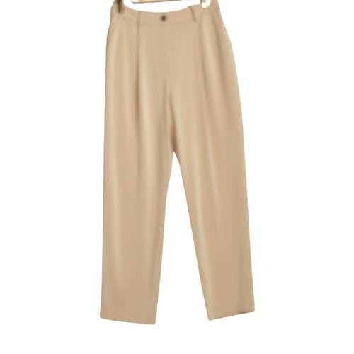 【佗寂】A2装新款高端洋气通勤气质杏色裤子-1K117