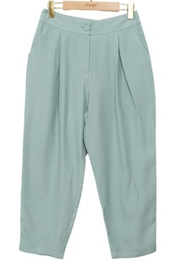 睐牌专柜精选品牌女装高端休闲时尚洋气气质百搭女绿色裤子-62822