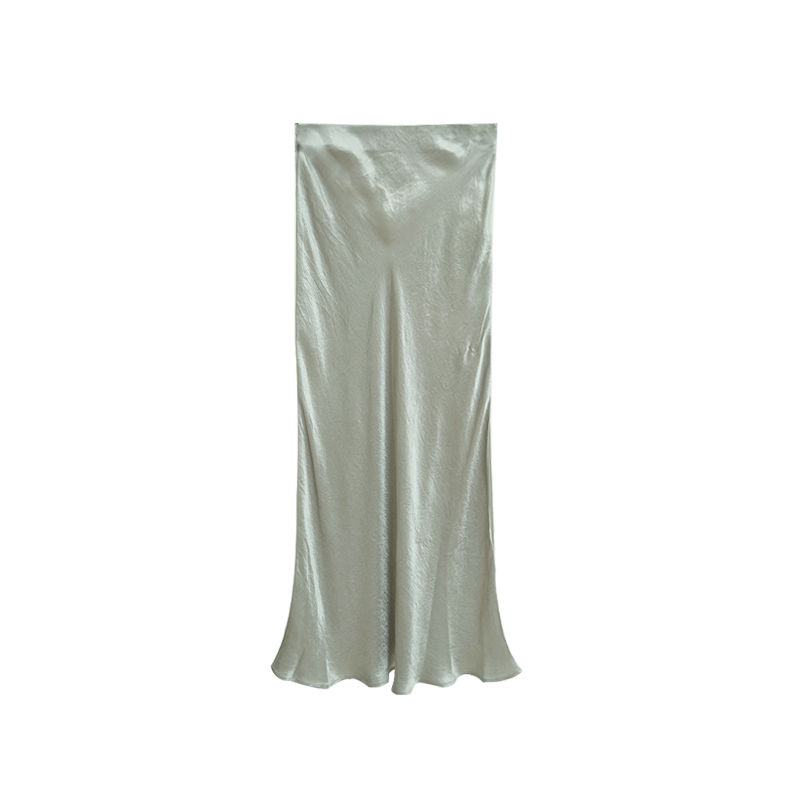 【莹莹高定】新品国风高定款新中式高端大气灰色半身裙-18401