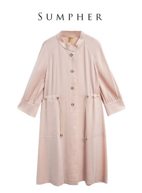 睐牌精选品牌女装高端休闲时尚气质百搭女粉色外套睐A3-21376