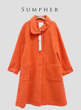 【广州杰哥Jack】Sumpher雾家专柜新款时尚高端橘色大衣-74157