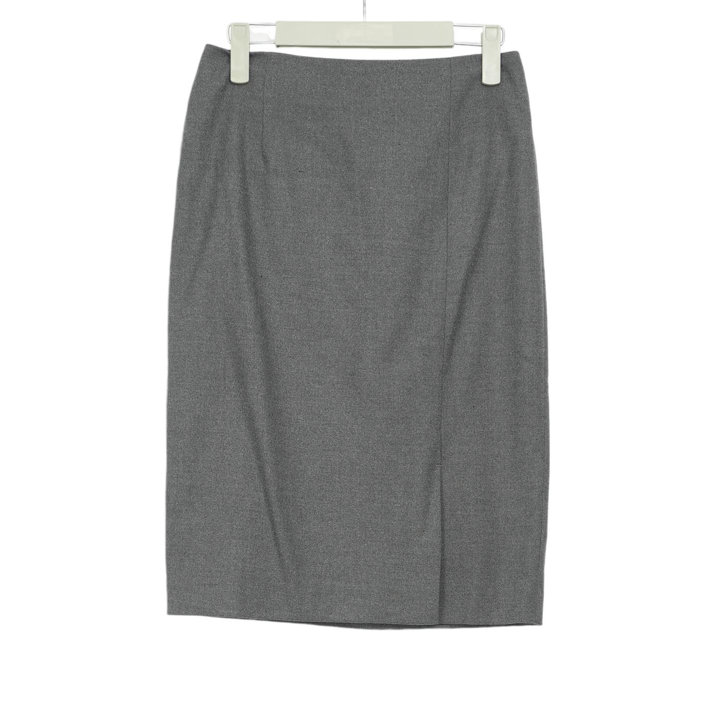 TOJI佗寂品牌撤柜折扣女装百搭时尚气质休闲灰色半裙A54-2B216