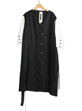 【佗寂】A1装新款高端洋气通勤气质黑色连衣裙-11L248