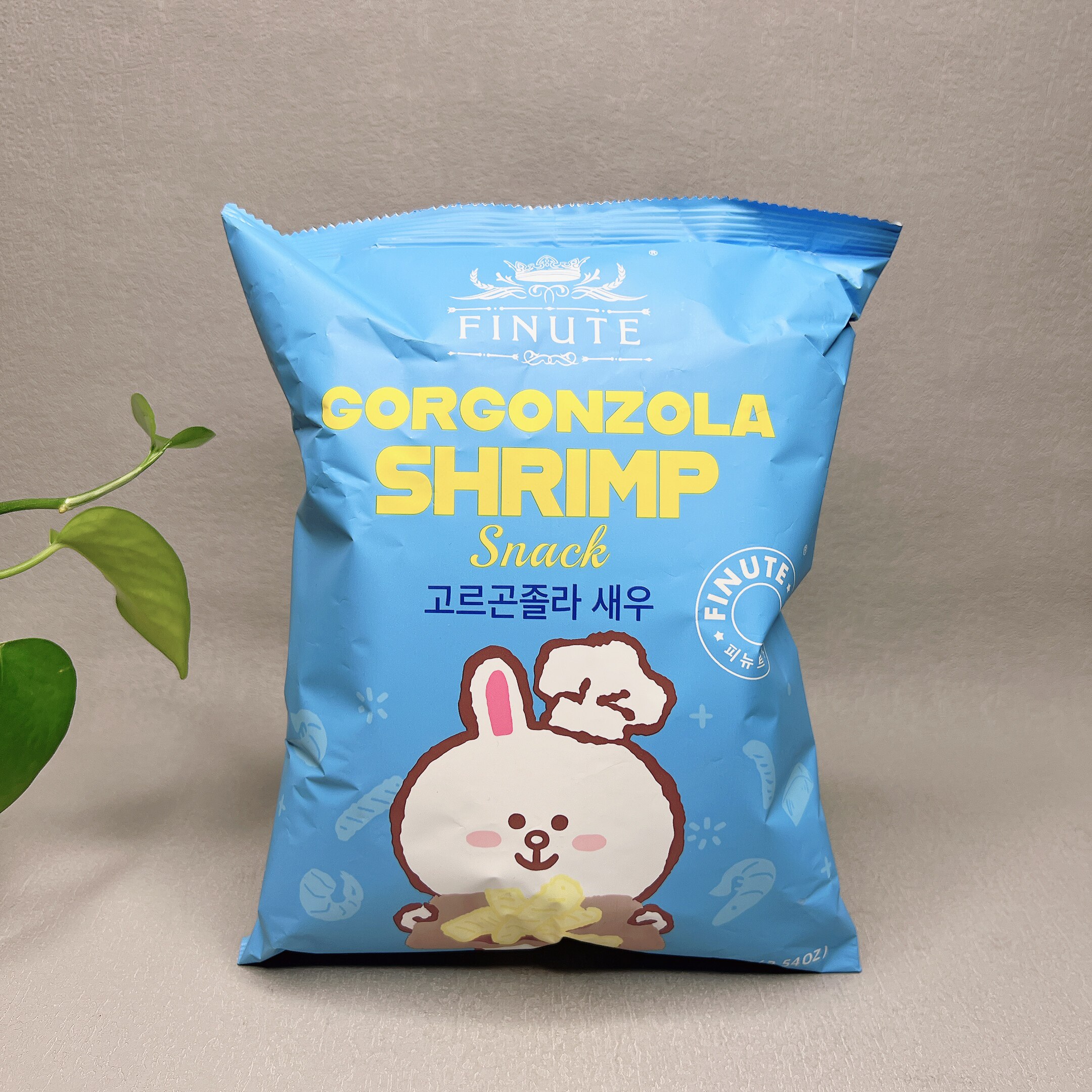 临期特价 韩国进口干酪味虾条72g网红休闲零食膨化食品