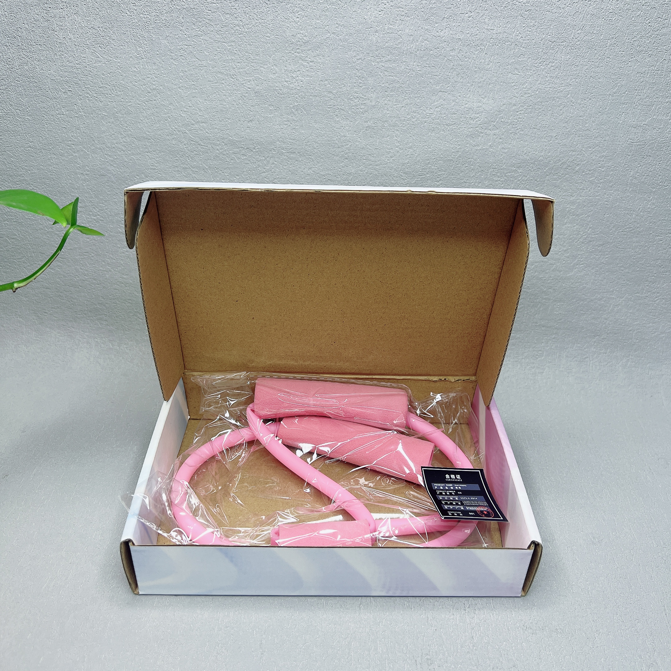 拉力带八字开背开肩神器瑜伽弹力带家用健身器材背部绳