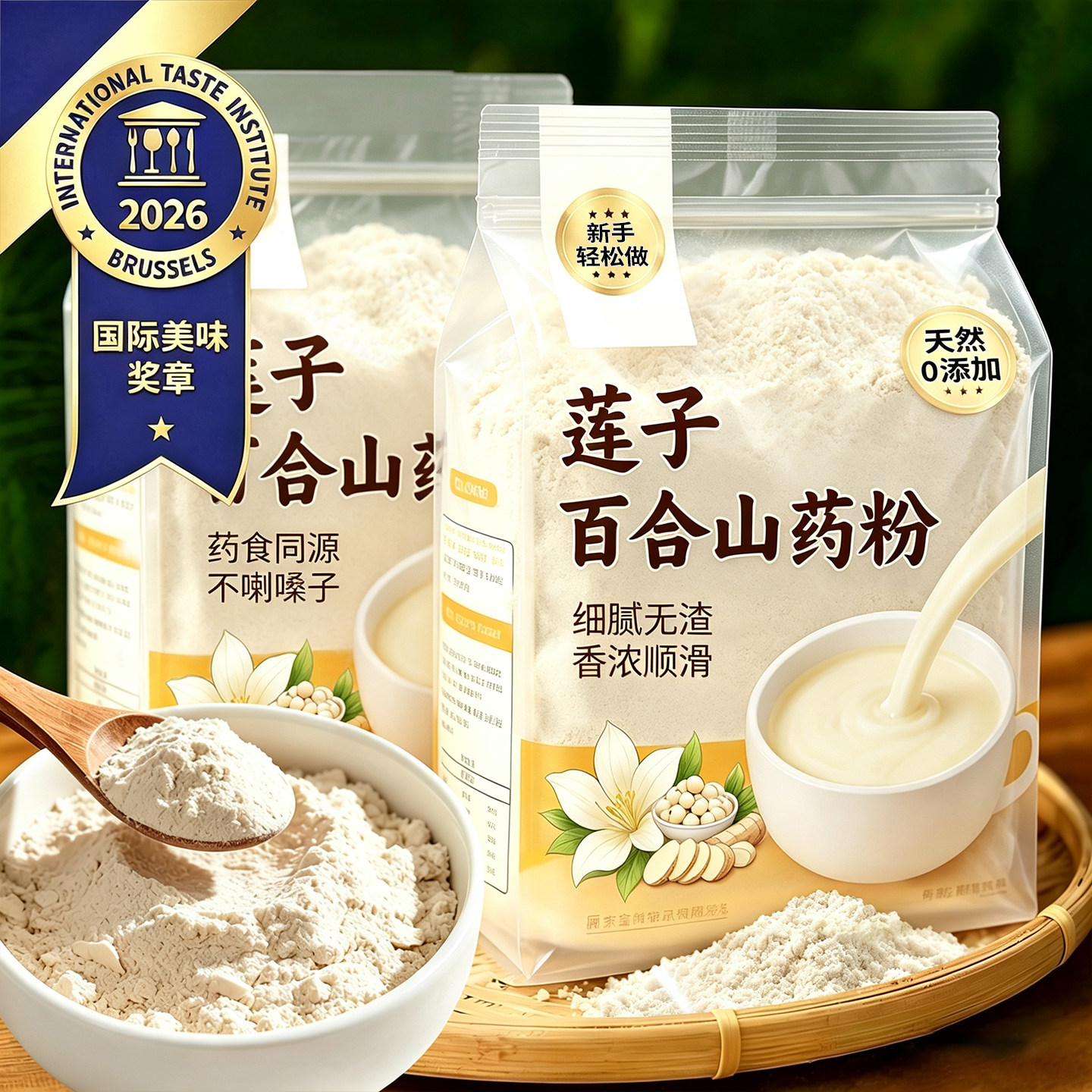 【央妈推荐】莲子百合山药粉