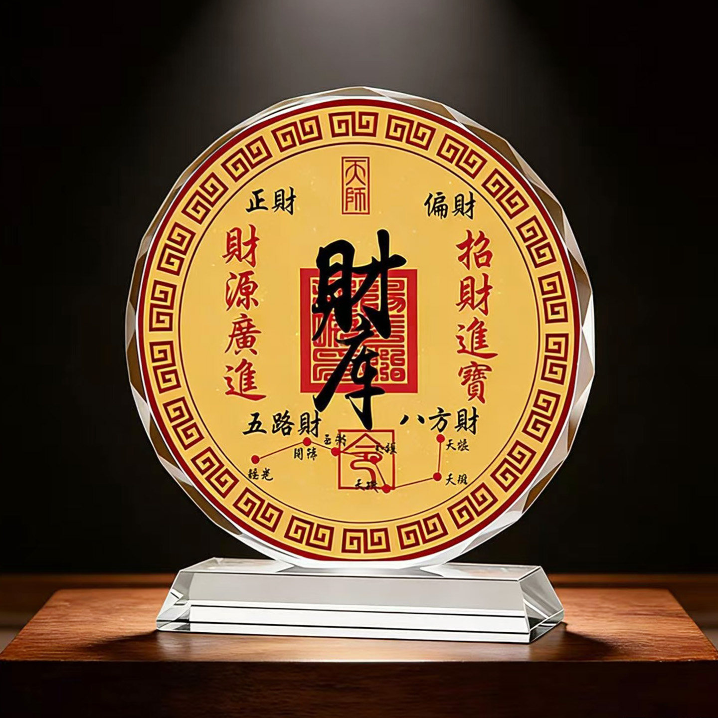 财库水晶摆件招财进宝开财库桌面装饰公司店铺客厅乔迁送礼物摆台,家居饰品,桌面摆件,淘宝优惠券,粉丝福利购,淘宝优惠卷