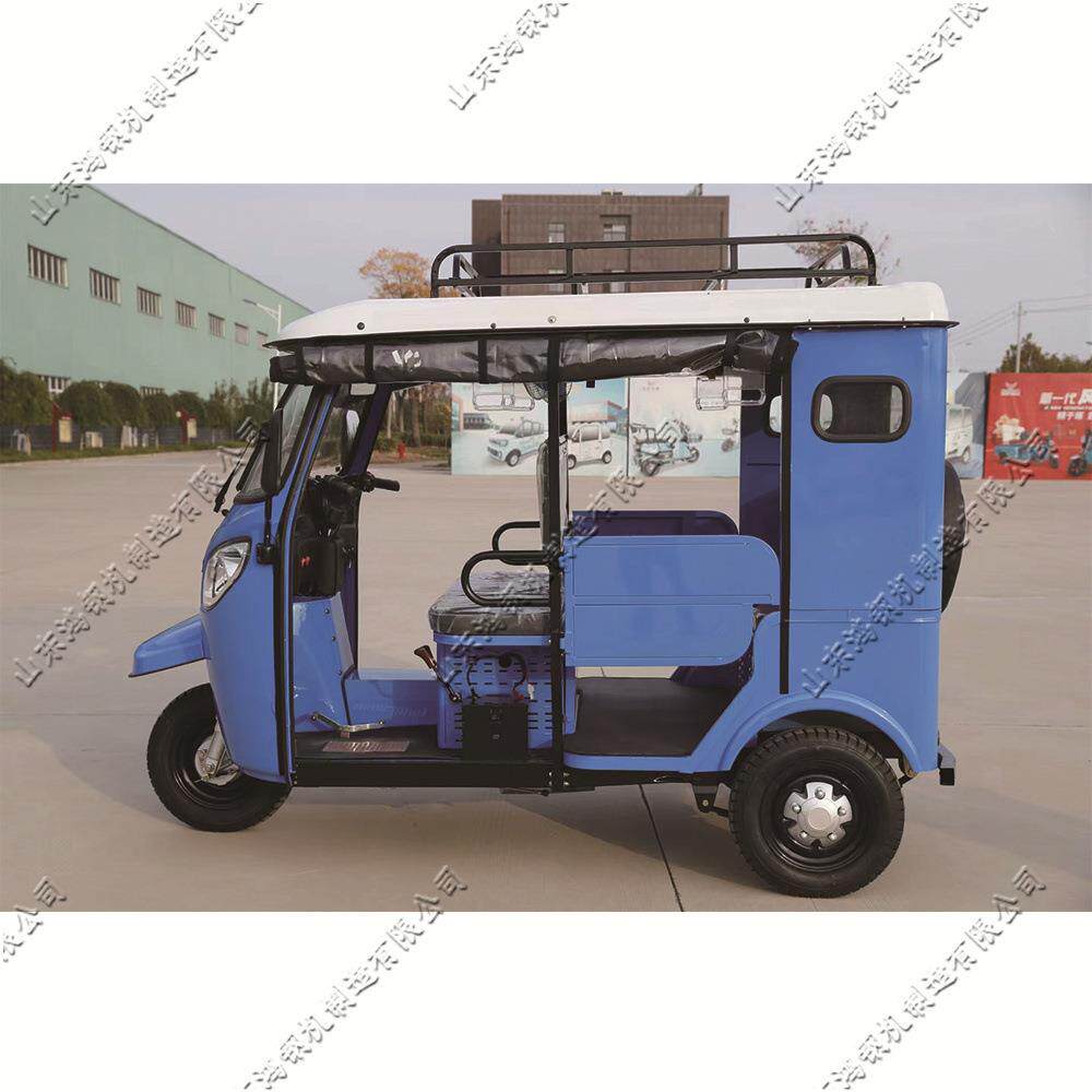六座电动三轮车  tuktuk遮阳载客三轮车 座驾式三轮景区观光车