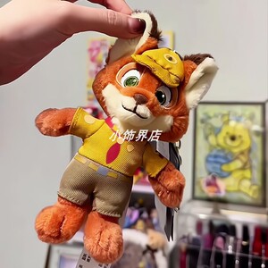 疯狂动物城狐尼克狐狸玩偶挂件毛绒公仔钥匙扣挂件包包汽车挂件