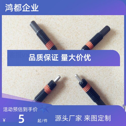 PJL16/20/24/30-10/15/20/30/40/50/60 轻载型 弹簧柱塞 弹簧顶丝