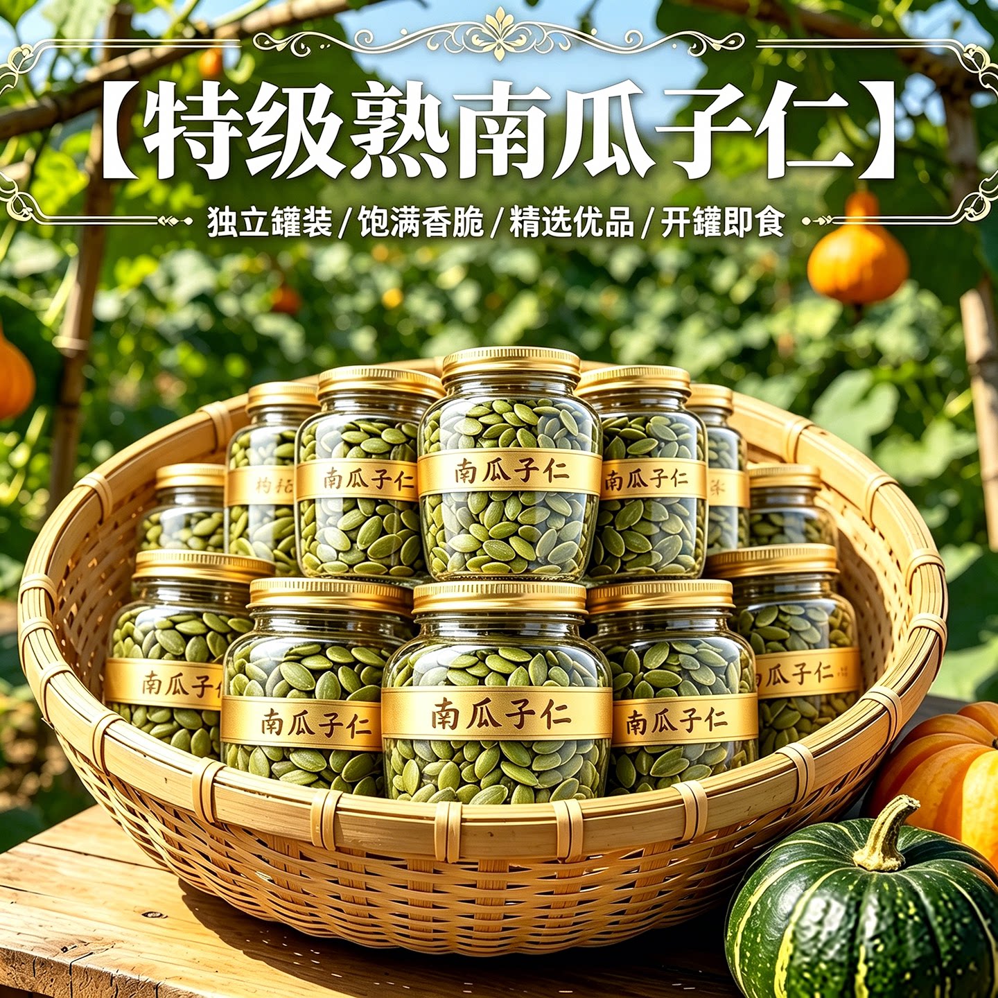 原味熟南瓜子仁正宗新疆阿勒泰生南瓜子仁旗舰店无糖去壳新货烘焙
