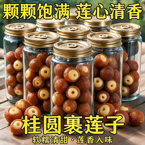 正品桂圆抱莲子零食独立装旗舰店