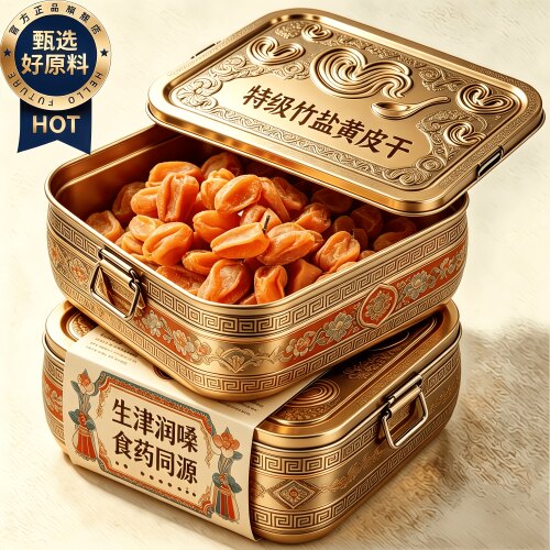 商超同款！竹盐黄皮干官方旗舰店