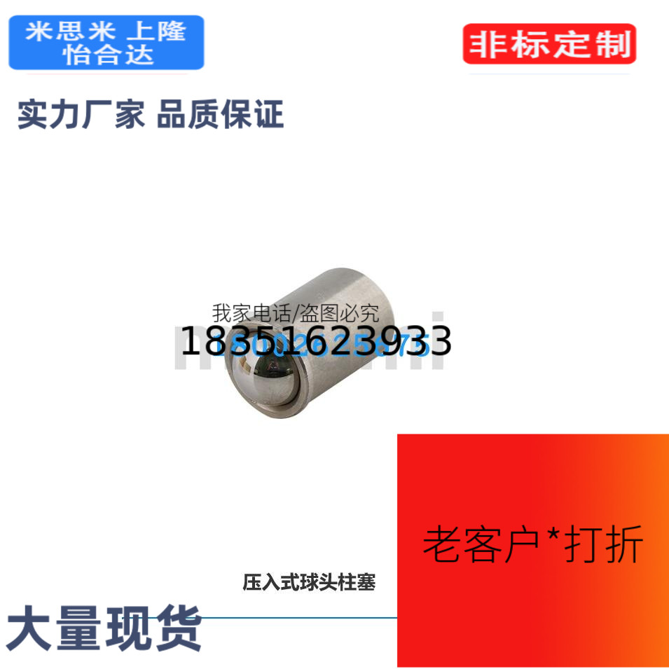 PFPPN2/3/4/5/6/8/10/压入式球头柱塞