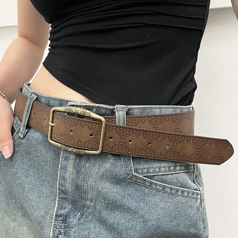 美式复古y2k腰带女2025新款