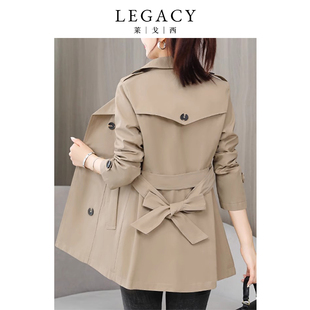 LEGACY莱戈西 秋季新款风衣女士今年流行小个子爆款中长外套大衣