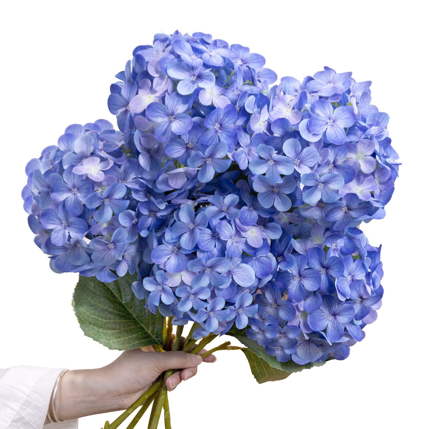 仿真绣球花4支装装饰摆设室内粉色酒店紫色庆典高档婚庆高品质