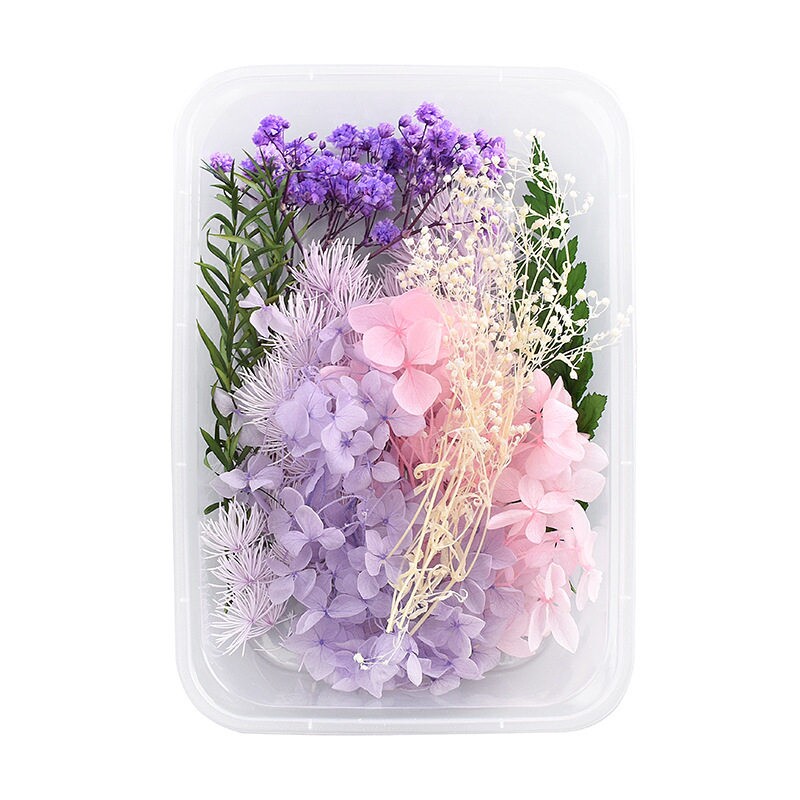 玫瑰干花盒材料包圣诞手工活动相框配件新款家居装饰DIY材料永生
