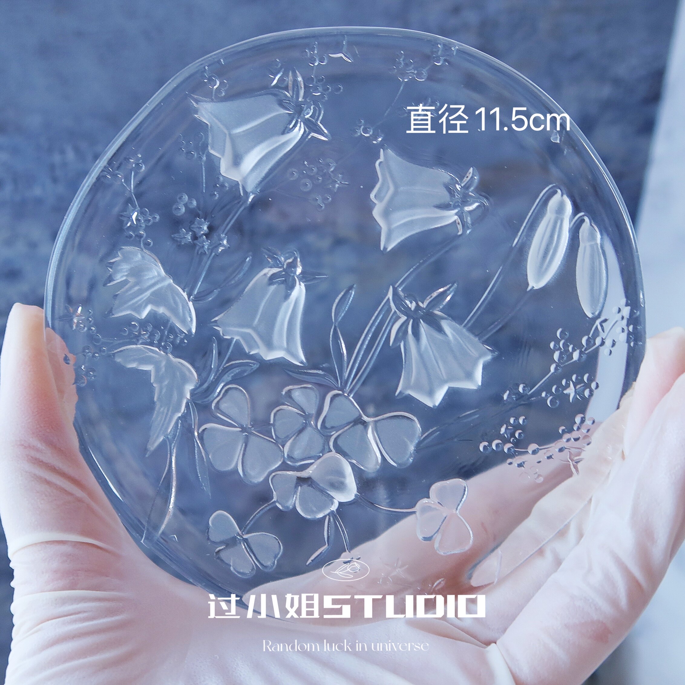 小姐DIY浮雕铃兰古风手工硅胶