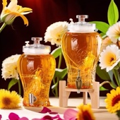 家用带龙头专用泡酒坛人参酿酒泡酒罐青梅杨梅水果密封泡酒玻璃瓶