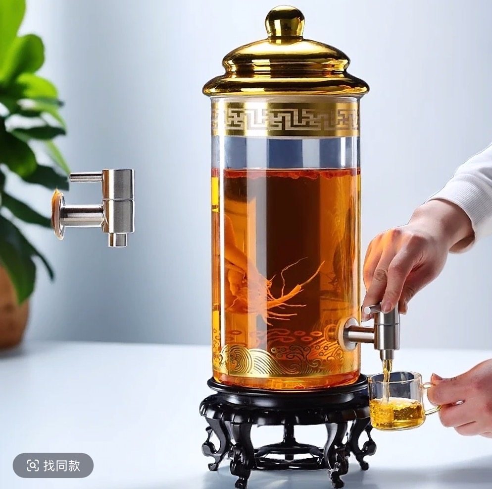 25大口径高硼硅泡酒瓶加厚大容量人参鹿茸家用商用高档密封泡酒罐,厨房/烹饪用具,泡酒瓶,淘宝优惠券,粉丝福利购,淘宝优惠卷