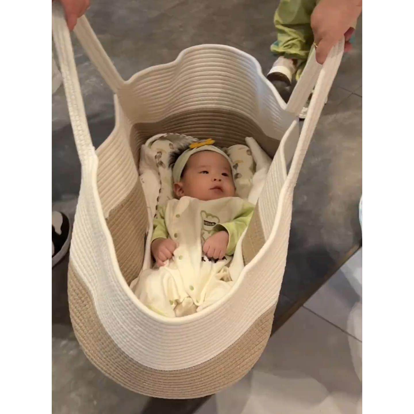 采购产品婴儿运输,背包汽车安装,平铺,背包编织的睡眠摇篮,安
