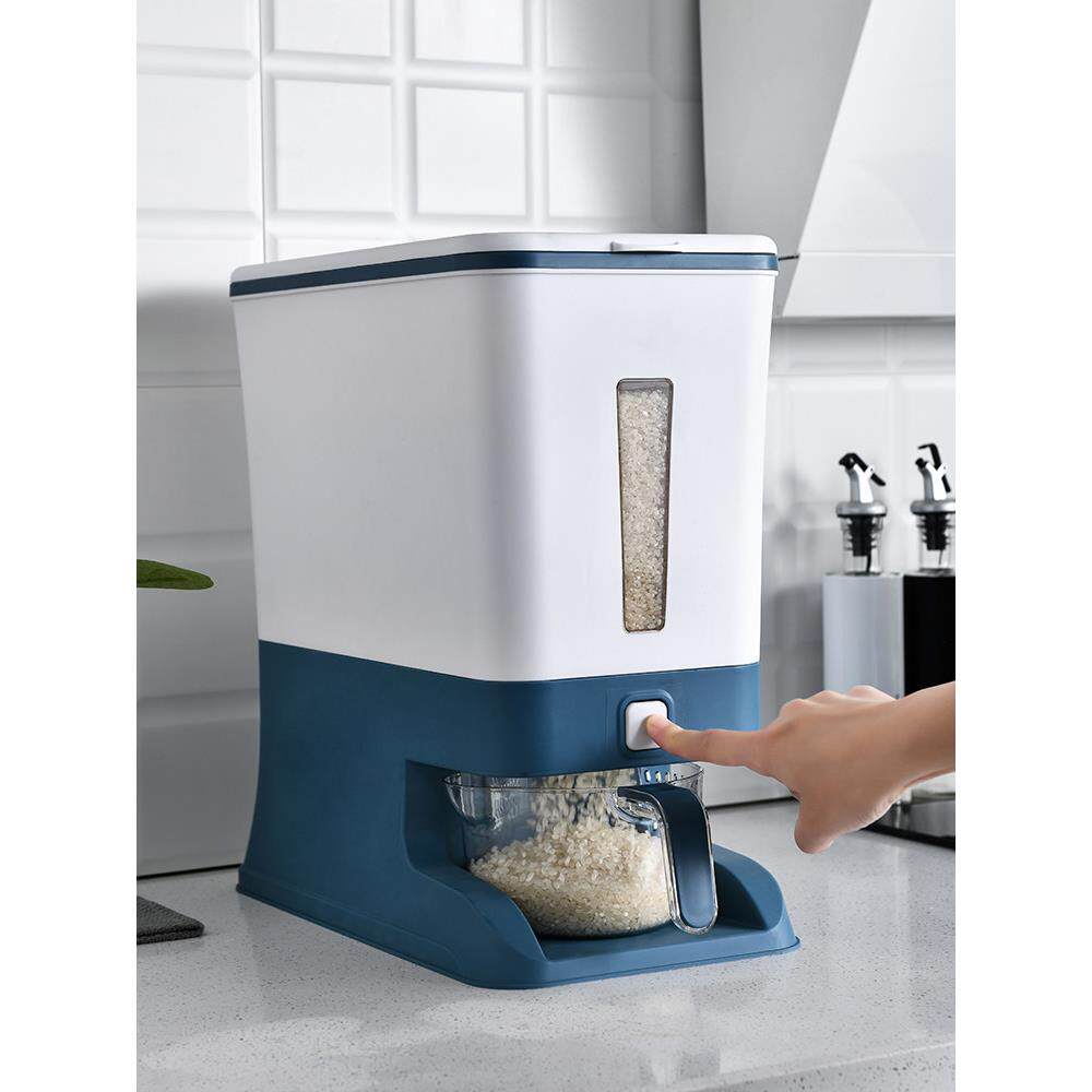 按计量米桶家用防虫防潮米储藏箱密封米罐大米储藏箱12公斤